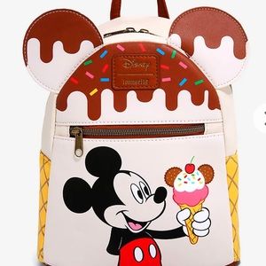 Mickey Mouse Ice Cream Loungefly Mini Backpack